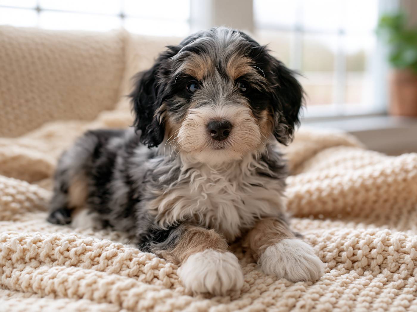 Tahoe, a Mini Bernedoodle puppy