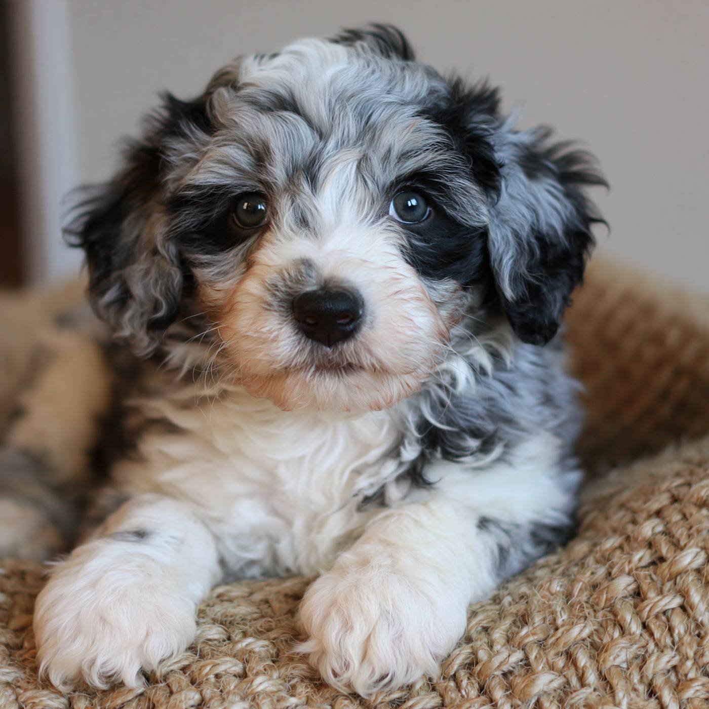 Finnley, a Mini Bernedoodle puppy