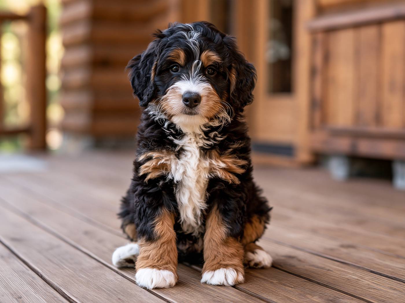 Aspen, a Standard Bernedoodle puppy